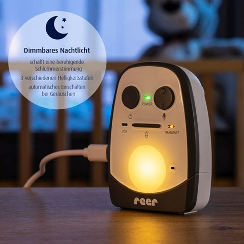 Reer - Monitor Audio Digital pentru Bebelusi Cosmo cu Lumina de Veghe