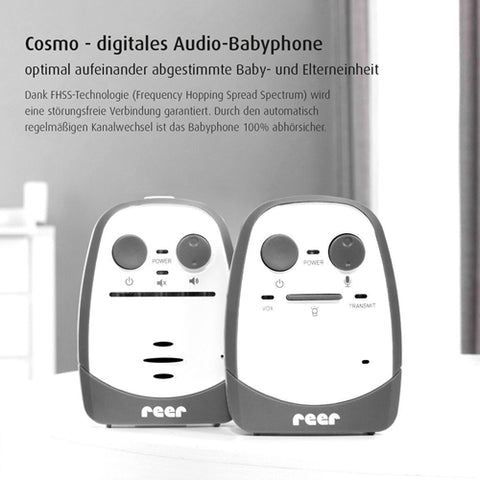 Reer - Monitor Audio Digital pentru Bebelusi Cosmo cu Lumina de Veghe