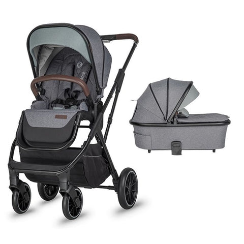 Cocolle - Carucior 2 in 1 Modular Coccolle cu Parte Sport si Landou Silene Urban Grey