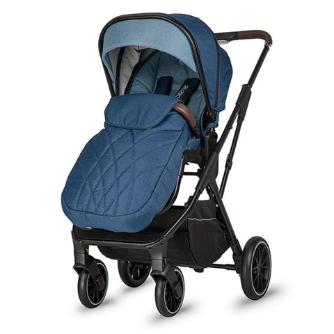 Cocolle - Carucior 2 in 1 Modular Coccolle cu Parte Sport si Landou Silene Celestial Blue