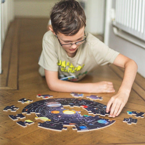BigJigs Toys - Puzzle de Podea 360 Grade BigJigs Toys  - Sistemul Solar