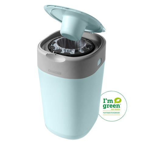 Cos pentru scutece Sangenic Twist and Click Reciclabil, Albastru/Gri