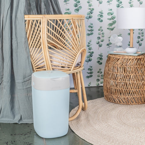 Cos pentru scutece Sangenic Twist and Click Reciclabil, Albastru/Gri