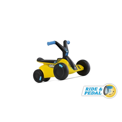  BERG Toys - Kart cu Pedale GO 2 SparX Galben