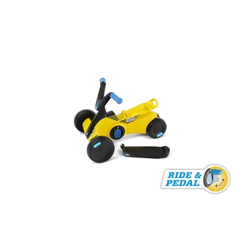  BERG Toys - Kart cu Pedale GO 2 SparX Galben