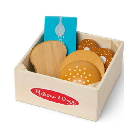 Set de joaca din lemn pentru jocuri de rol Panificatie