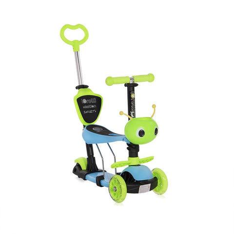 Trotineta pentru copii Smart Plus, Blue & Green