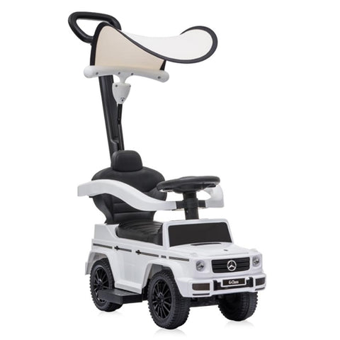 Masinuta de teren, Mercedes-Benz G350D, maner parental, copertina, White