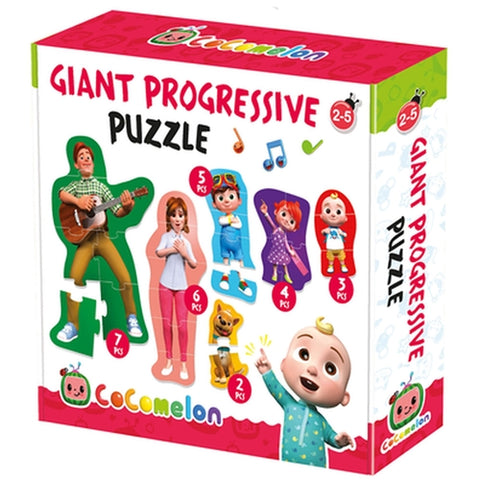 Headu-Joc Educativ Progresiv 6 Puzzle CocoMelon