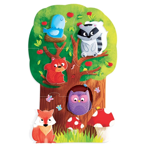 Headu - Set de Joaca MONTESSORI Primul Meu Puzzle Padurea