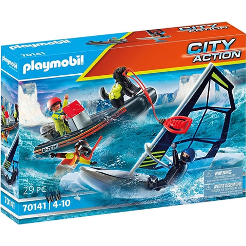 Playmobil - Set de Constructie Echipa de Salvare cu Caine