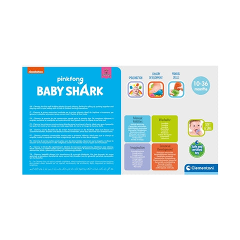 BABY SHARK - PLASA CLEMMY CU 22 DE CUBURI