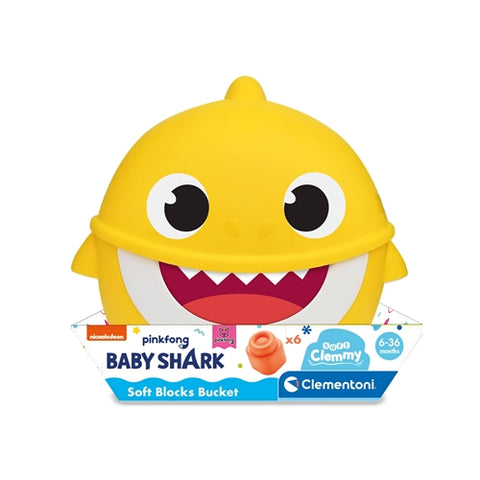 Clementoni - Set Cuburi Moi Baby Shark Soft Clemmy