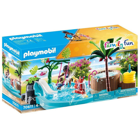 Playmobil - Set de Constructie Playmobil Piscina de Copii cu Tobogan