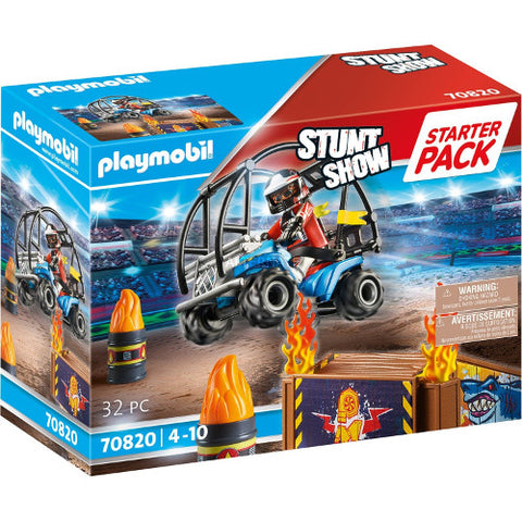 Playmobil - Set de Constructie Playmobil Stunt Show - Vehicul si Rampa de Foc