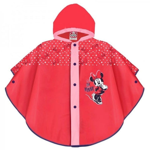 Pelerina de ploaie Minnie pentru copii rosie