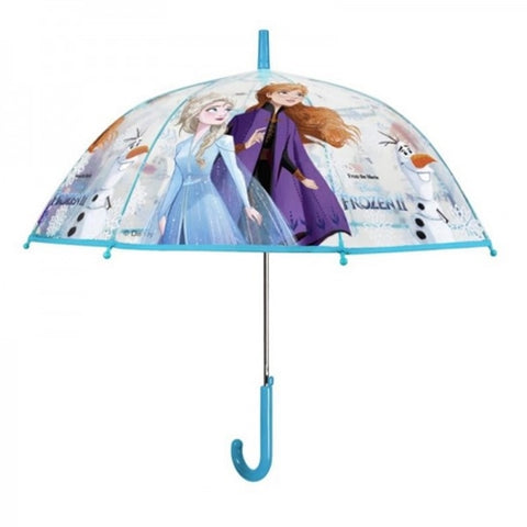 Umbrela Frozen 2 automata rezistenta la vant transparenta