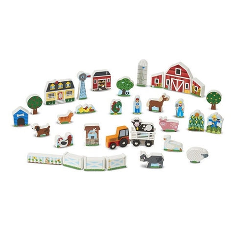 Figurine din lemn Ferma Melissa and Doug