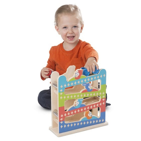 Roller-coaster din lemn cu masinute - Melissa and Doug