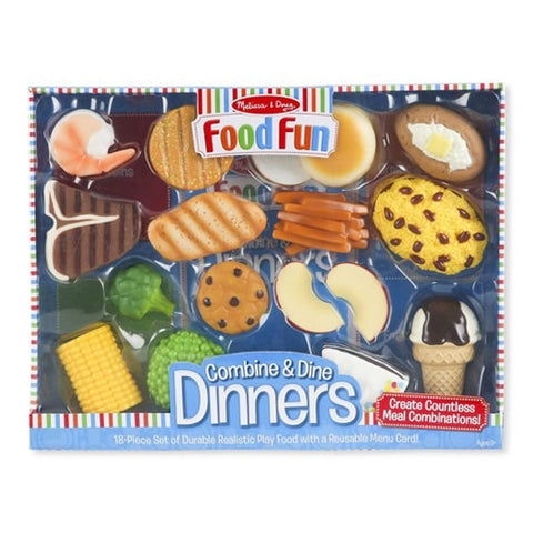 Set de joaca Hai sa luam cina Blue - Melissa & Doug