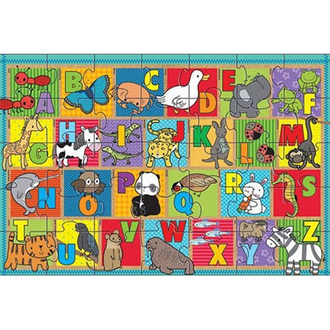 Primul meu puzzle de podea eco Alfabetul Animalelor - Melissa and Doug