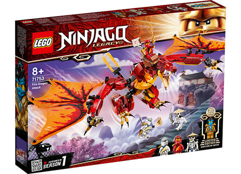 LEGO - LEGO Ninjago Atacul Dragonului de Foc 71753