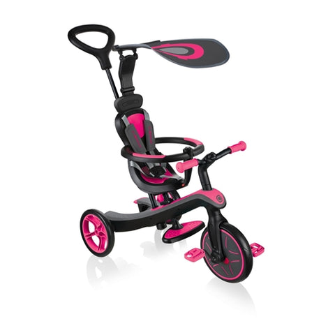 Tricicleta Explorer 4 in 1 culoare roz