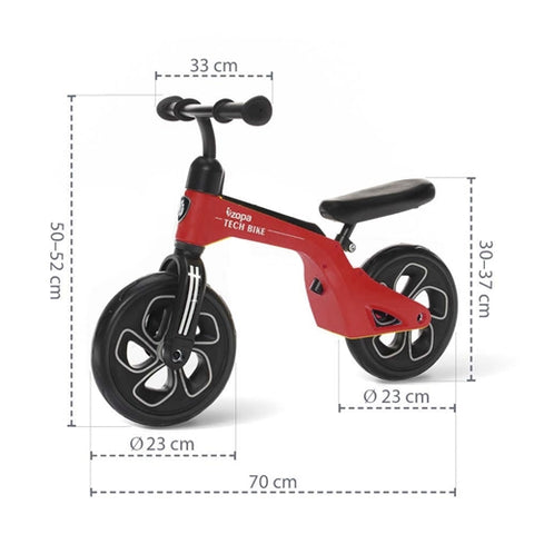 ZOPA - Bicicleta Tech Bike Black