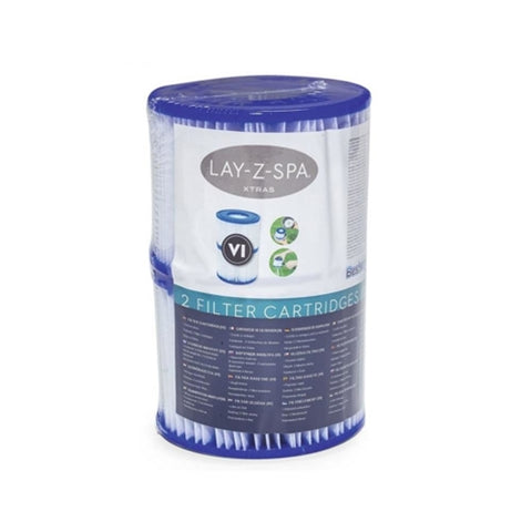 Set 2 filtre Bestway® 60311 Lay-Z-Spa™ Cartridge VI, diametru 10 cm