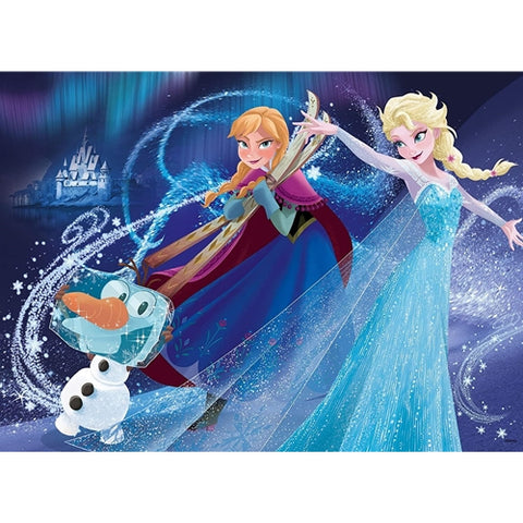 Puzzle de colorat maxi - Frozen (35 piese)