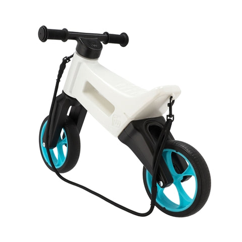 Bicicleta fara pedale Funny Wheels Rider SuperSport 2 in 1 Pearl/Aqua