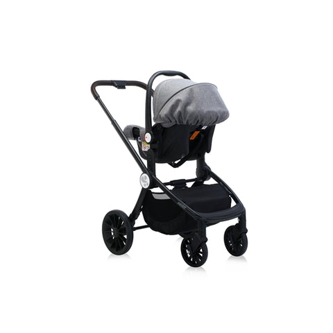 Carucior Set 3 in 1, Ramona, Steel Grey