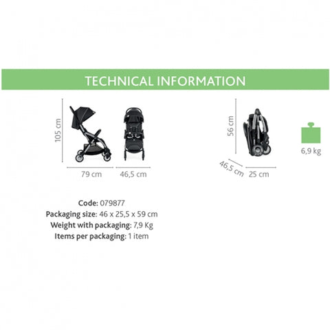 Carucior sport Goody Plus, GreyMist (Gri), 0luni+