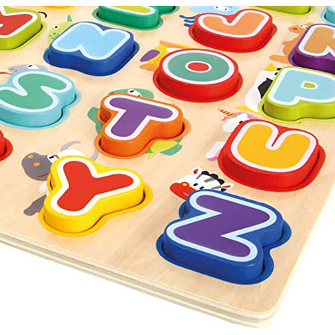 Bino - Puzzle din Lemn Bino Alfabet 26 Piese