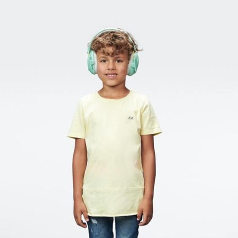 Casti antifonice pliabile pentru copii 5-16 ani, ofera protectie auditiva, SNR 25, verde menta, Muffy Kids Mint ALP26498