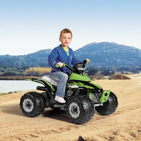 ATV Corral T-Rex, 330W, 12V, 3 ani +, Verde/ Negru