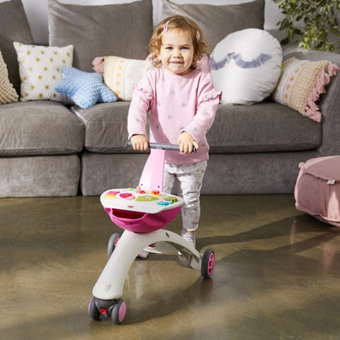 Antepremergator si tricicleta 5 in 1 Tiny Love, 6 luni +, Roz / Alb