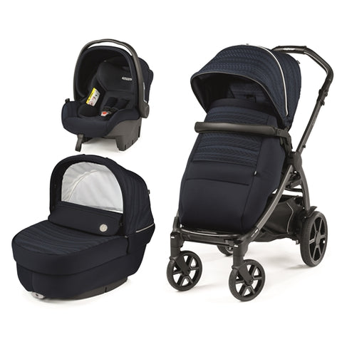 Carucior 3 in 1 Book, Primoviaggio SL,  0 - 22 kg, Eclipse, Bleumarin