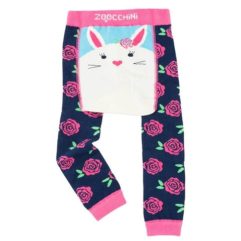 Set pantaloni si soseste antiderapante, Zoocchini, 12-18 Luni - Bunny