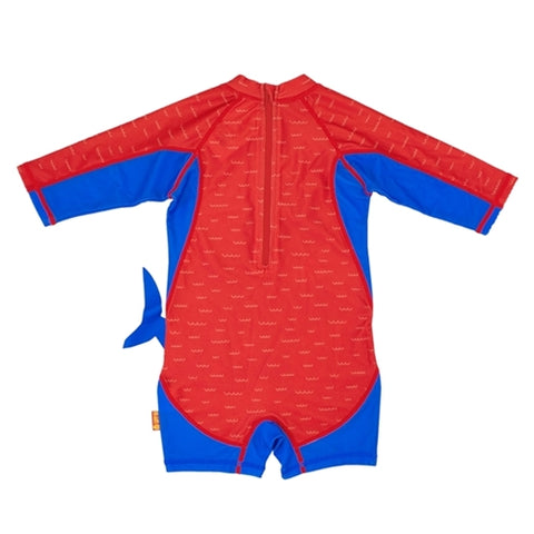 Costum de Baie Zoocchini Protectie UPF50+ Marime L 24-36 Luni Shark