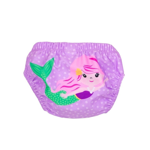 Set 2 Chilotei de Baie Impermeabili Zoocchini Protectie UPF50+ Marime L 24-36 Luni Sirena