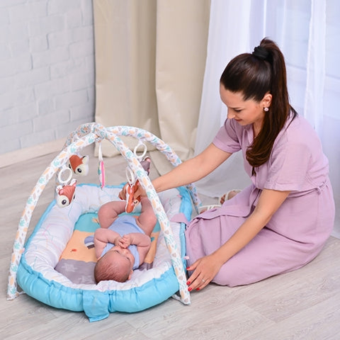 Saltea de Activitate Lorelli Baby Nest 97x66 cm Blue