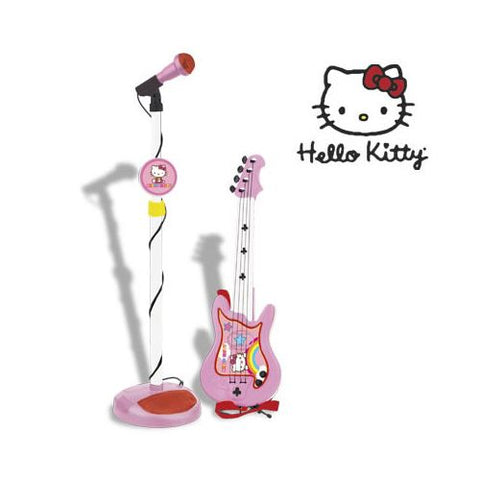 Reig Musicales - Set Chitara si Microfon Hello Kitty 