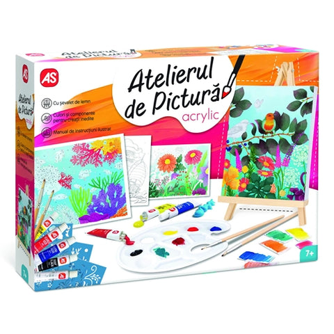 Joc Educativ As Atelierul de Pictura Acrilica