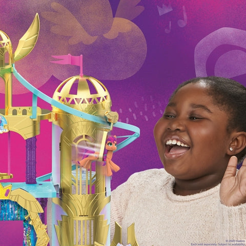 Jucarie Hasbro My Little Pony Royal Racing Ziplines Printesa Petals