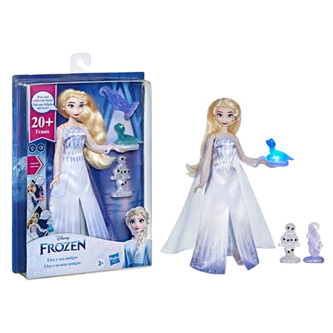 Papusa Hasbro Frozen 2 Elsa Vorbareata si Prietenii