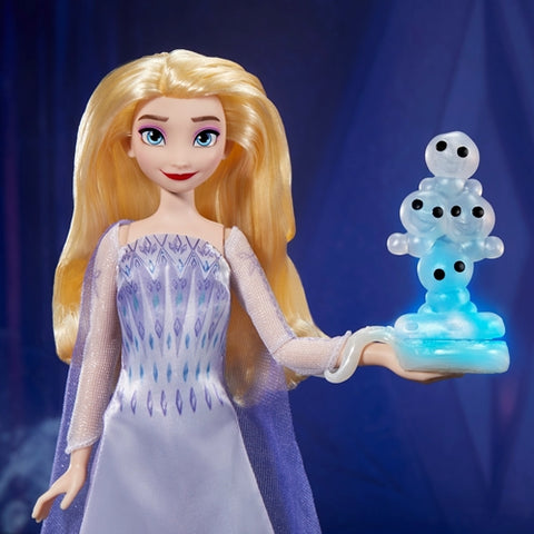 Papusa Hasbro Frozen 2 Elsa Vorbareata si Prietenii