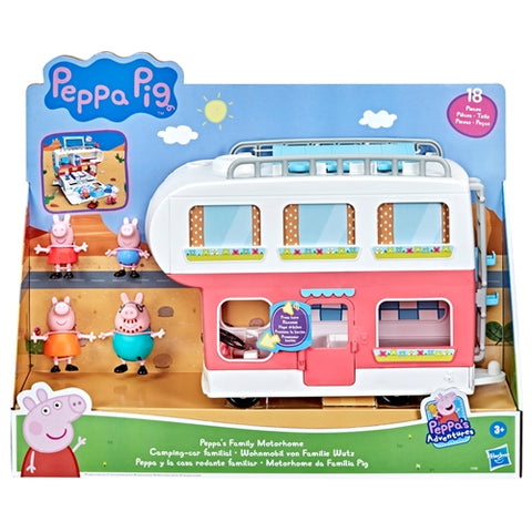 Jucarie Interactiva Hasbro Peppa Pig Masina pe Roti a Familiei