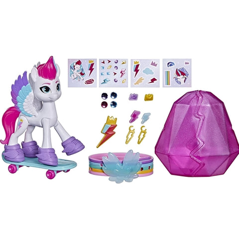 Figurina Hasbro My Little Pony Ponei Crystal Adventure Zipp Storm