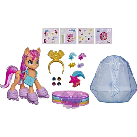 Figurina Hasbro My Little Pony Ponei Crystal Adventure Sunny Starscout